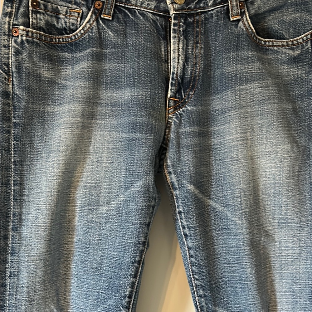 Seven7 Blue Flare Wide Leg Jeans - Picture 2 of 3